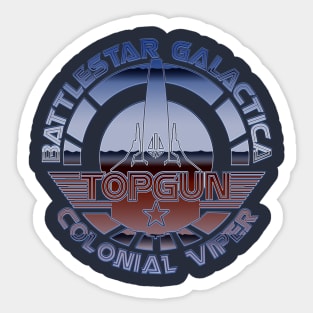 Battlestar Galactica Colonial Viper Topgun Sticker